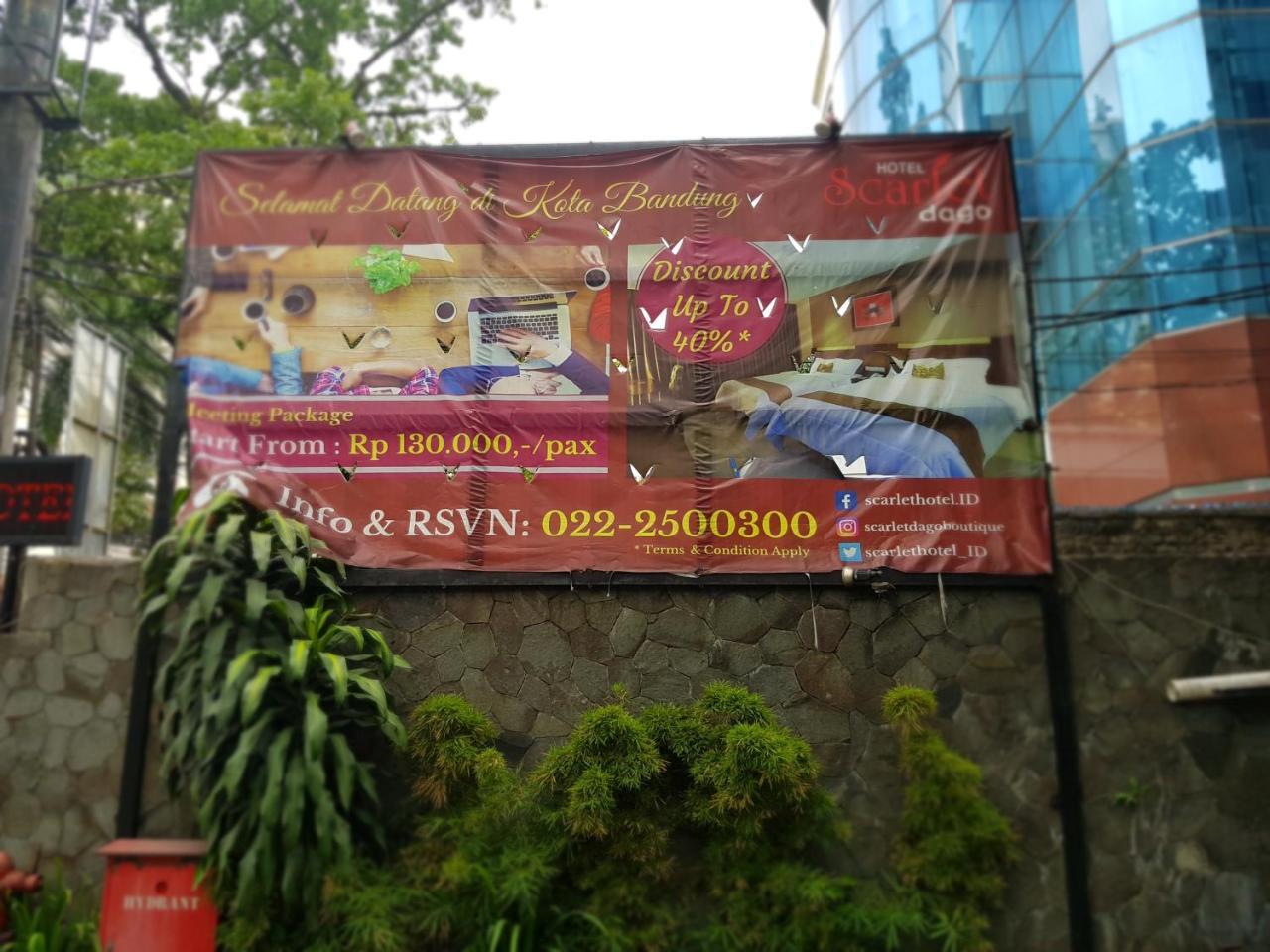Scarlet Dago Hotel Bandung Eksteriør billede